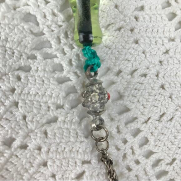 Vintage Middle Eastern Prayer Beads Green Eagle - Picture 3 of 6